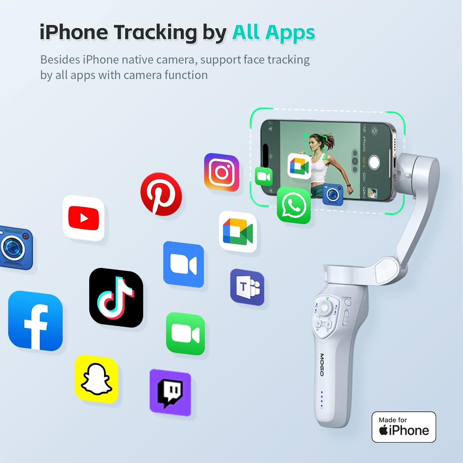 COMITOK MOGO Gimbal for iPhone GREY