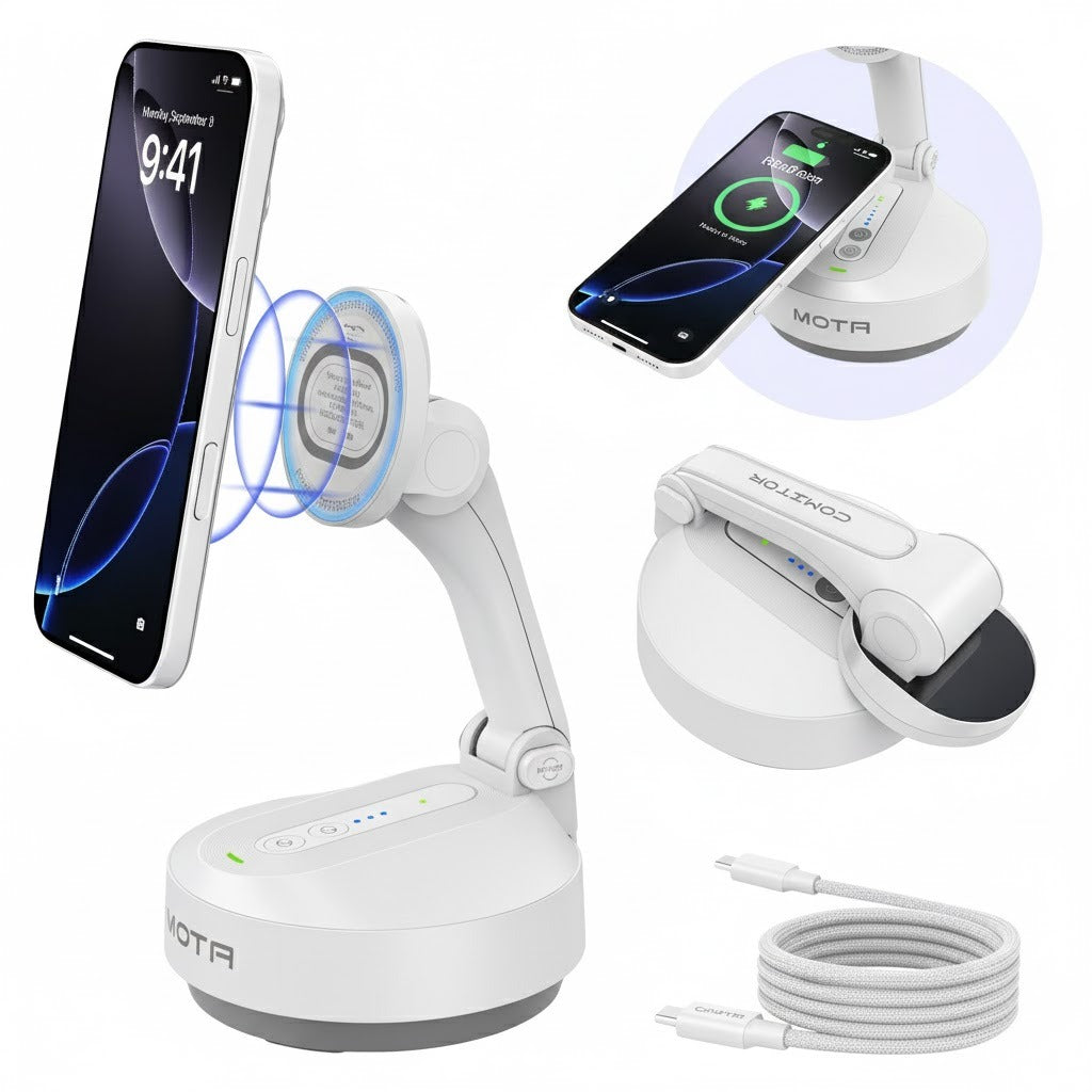 COMITOK MOTA Gimbal for iPhone WHITE