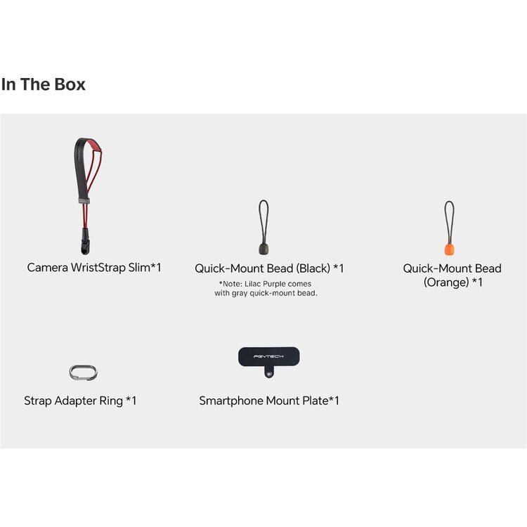 PGYTECH Camera Wrist Strap Slim (Outdoor-Blaze Red) P-CB-589