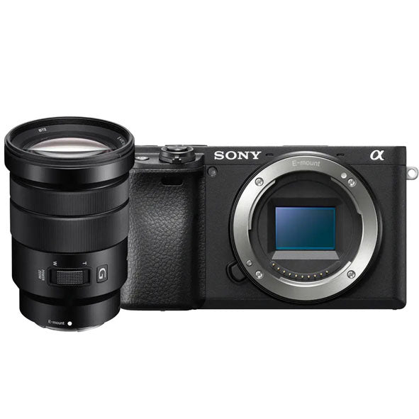 Sony Alpha a6400 Mirrorless Digital Camera Body Only Black with Sony E PZ 18-105mm f4 G OSS Lens