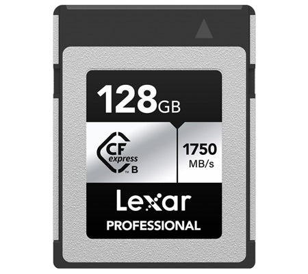 Lexar 128GB Professional CFexpress Type-B Silver Memory Card