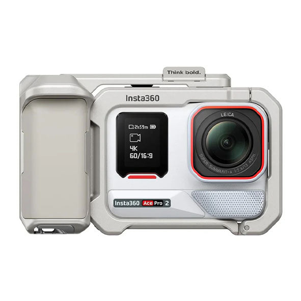 Insta360 Ace Pro 2 Dual Battery (Artic White) Xplorer Bundle (Moonlight Silver)