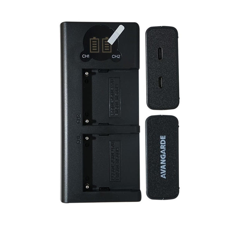 Avangarde DL-F970 Dual Battery Charger for NPF970