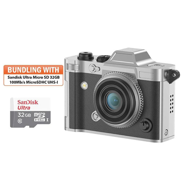 Avangarde Mica II (Mini Camera) - Black with Sandisk Ultra MicroSD 32GB