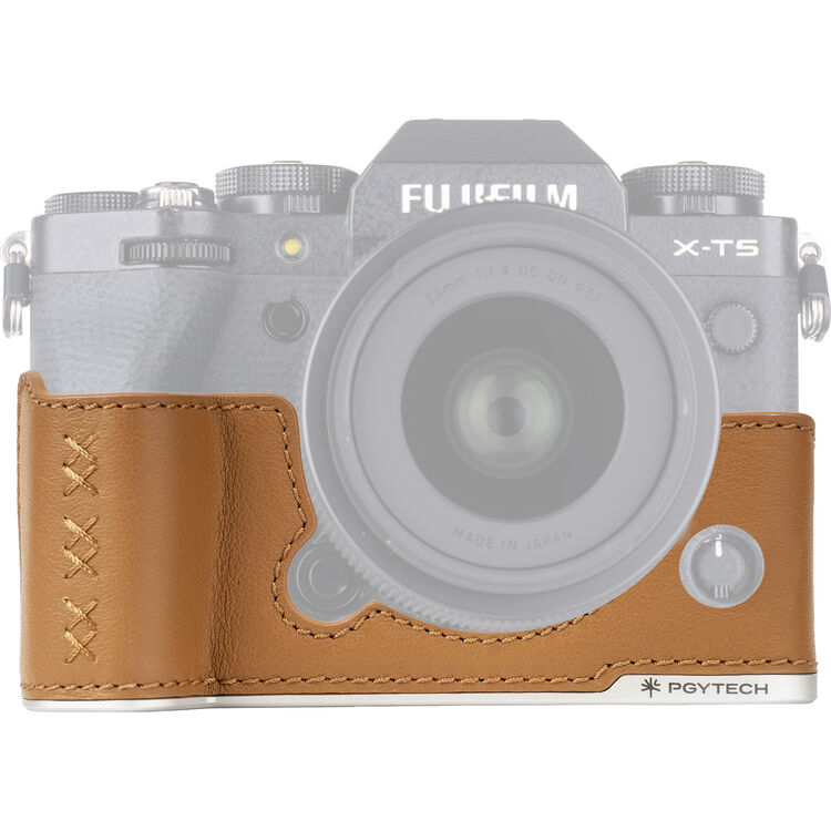 PGYTECH Leather Camera Case for FUJIFILM X-T5 Clay Brown P-CB-553