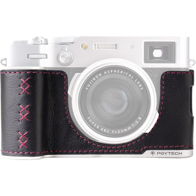 PGYTECH Leather Camera Case for FUJIFILM X100VI Midnight Black P-CB-546