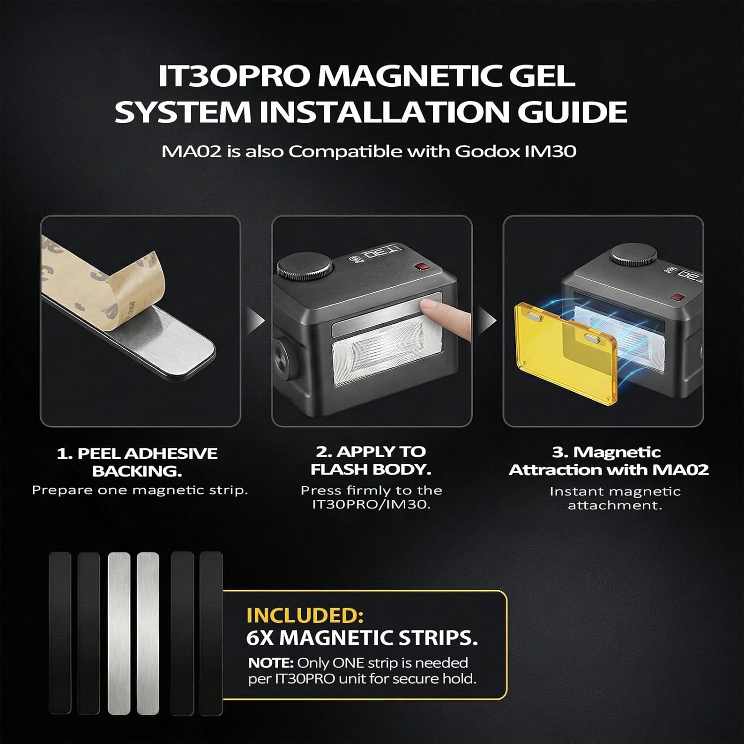 Godox MA02 Magnetic Attachment for iT30Pro & iT32
