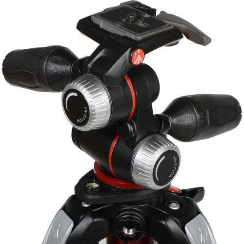Manfrotto MK190XPRO4-3WCN 190 Aluminium 4-Section Tripod with 3 Way head