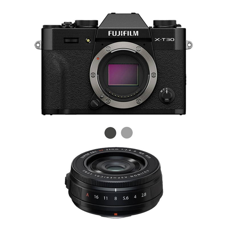 Fujifilm X-T30 III Mirrorless Camera with Fujifilm XF 23mm f/2.8 R WR Lens