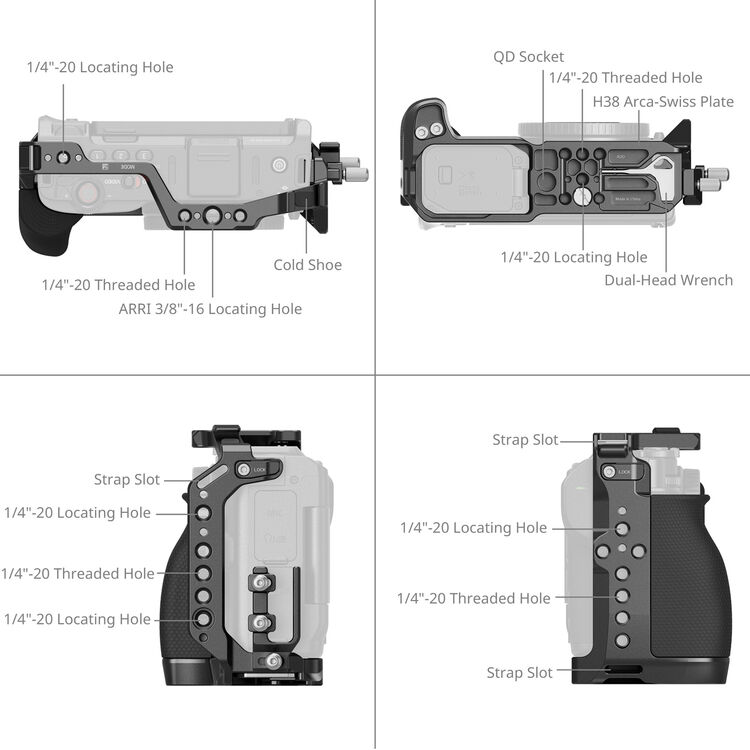 SmallRig Cage Kit for Nikon ZR (Advanced Edition) 5468