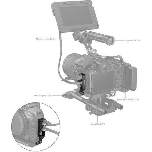 Smallrig Cable Clamp for Canon R5 2981