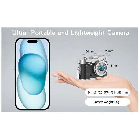 Avangarde Mica (Mini Camera) - Black with Sandisk Ultra MicroSD 32GB