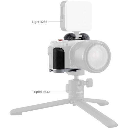 SmallRig L-Shape Mount Plate with Silicone Handle for FUJIFILM X-M5 (Sliver) 4875