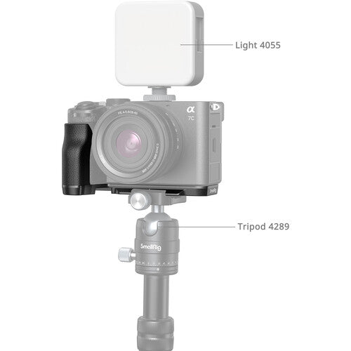 SmallRig L-Shape Mount Plate with Silicone Handle for Sony Alpha 7C II / Alpha 7CR 4797