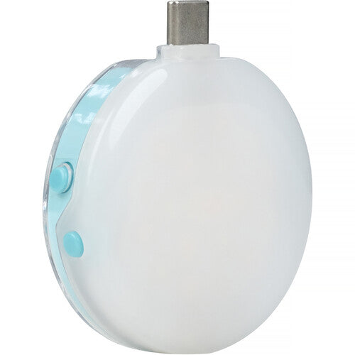 Nanlite cookie USB-C Mini Round LED (Cyan Blue)