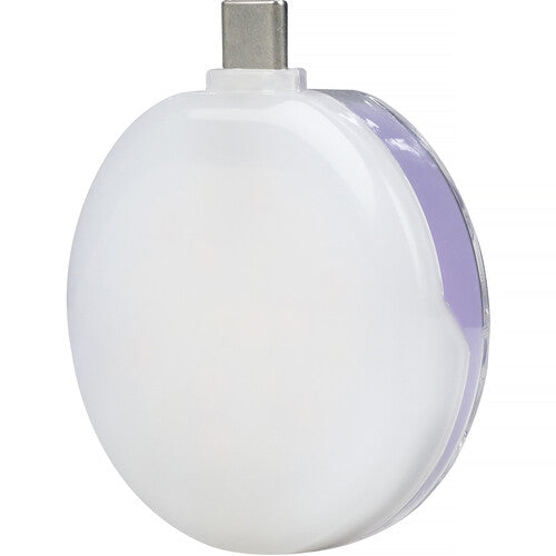 Nanlite cookie USB-C Mini Round LED (Lavender)