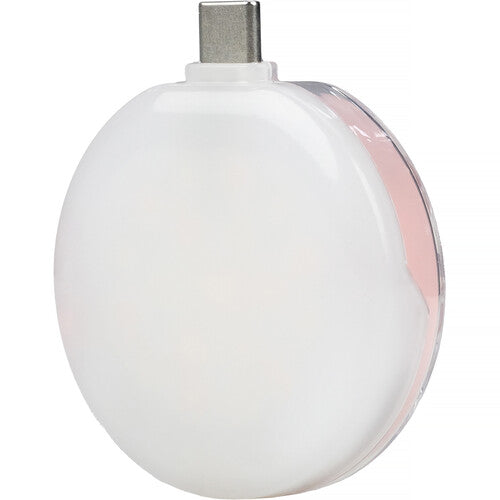 Nanlite cookie USB-C Mini Round LED (Coral Pink)