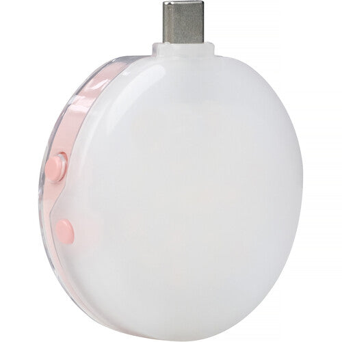 Nanlite cookie USB-C Mini Round LED (Coral Pink)