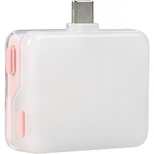 Nanlite Cookie-S USB-C Mini Square LED (Coral Pink)