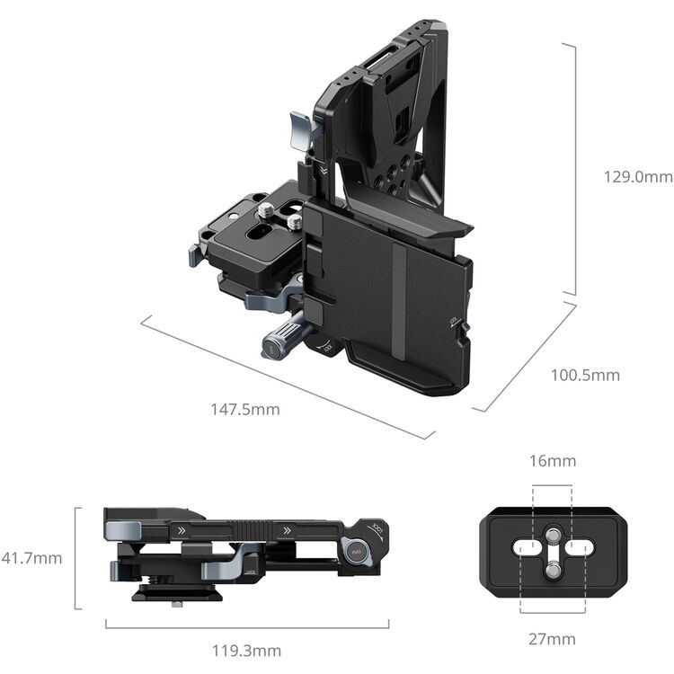 SmallRig V-Mount Battery Mount Plate Kit (Pro) 5315
