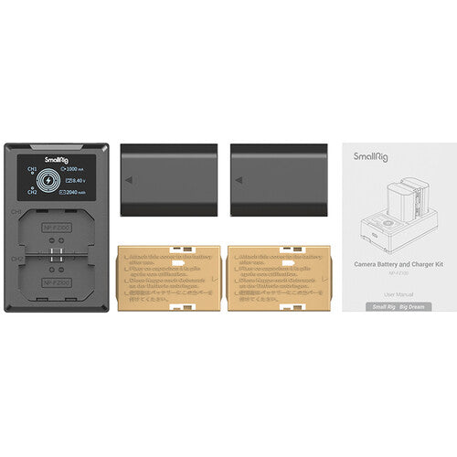 SmallRig NP-FZ100 Camera Battery and Charger Kit 3824B