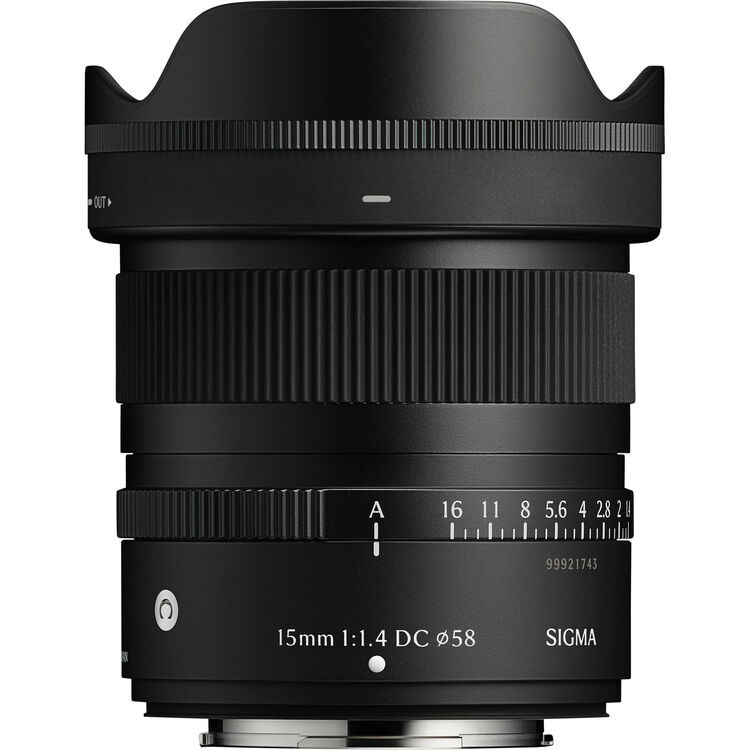 Sigma 15mm f1.4 DC Contemporary Lens for FUJIFILM X