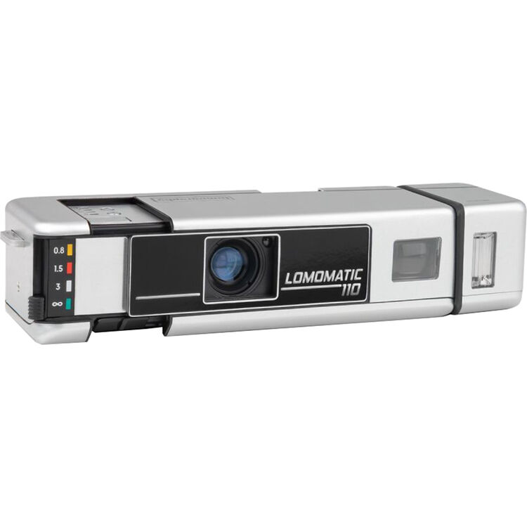 Lomography Lomomatic 110 Camera with Flash (Metal)