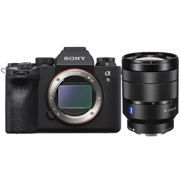 Sony Alpha A9 II Mirrorless Digital Camera (Body Only) with Sony Vario-Tessar T* FE 24-70mm f4 ZA OSS Lens