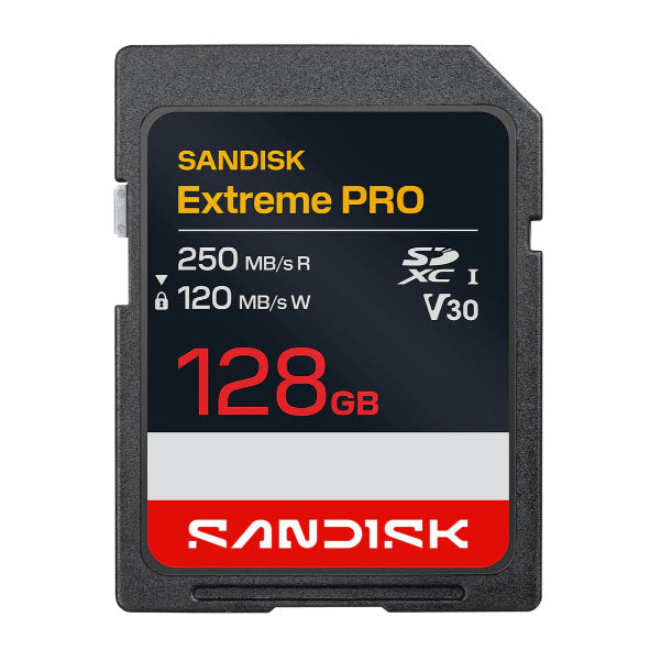 SanDisk SDXC Extreme Pro UHS-I 128GB R250MB/s W120MB/s