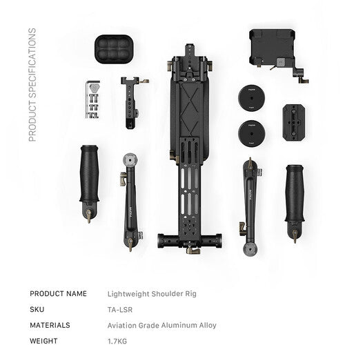 Tilta Lightweight Shoulder Rig - Black TA-LSR-B