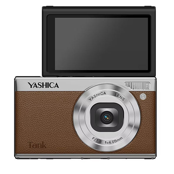 YASHICA Tank Compact Digital Camera (Brown) YAS-DGCMTK-BR
