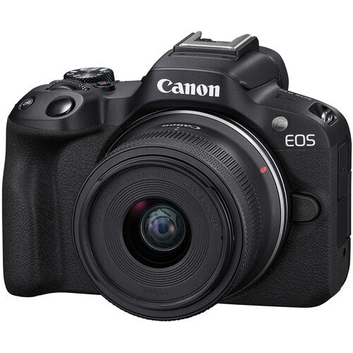 Canon EOS R50 Mirrorless Camera with 18-45mm Lens Black