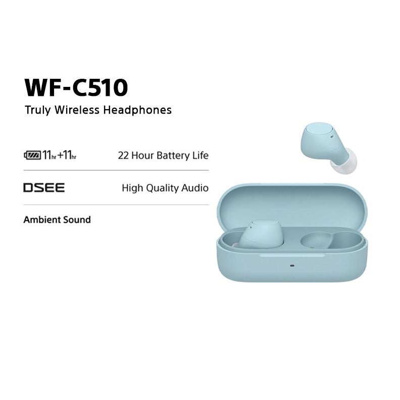 Sony WF-C510 True Wireless Earbuds Blue