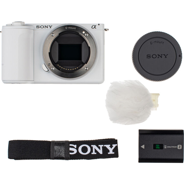Sony ZV-E10 II Mirrorless Camera Body Only (White)