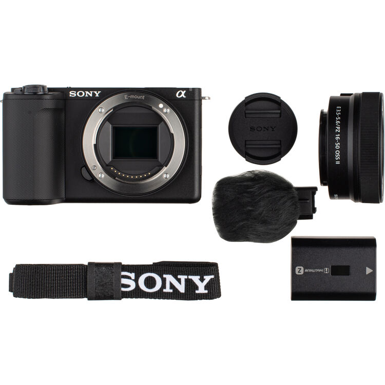 Sony ZV-E10 II Mirrorless Camera with E PZ 16-50mm f3.5-5.6 OSS II Lens (Black)