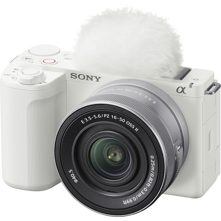 Sony ZV-E10 II Mirrorless Camera with E PZ 16-50mm f3.5-5.6 OSS II Lens (White)