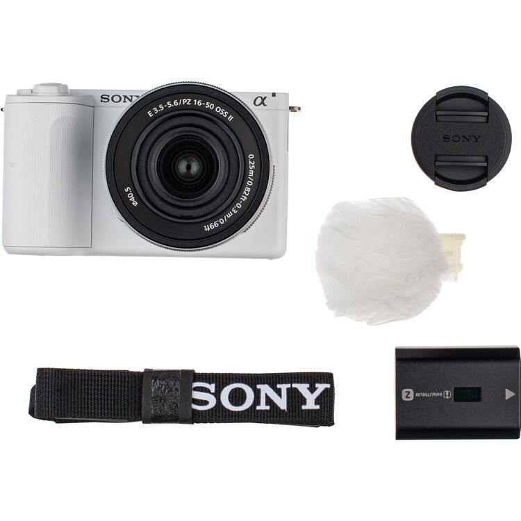 Sony ZV-E10 II Mirrorless Camera with E PZ 16-50mm f3.5-5.6 OSS II Lens (White)