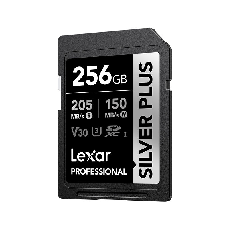 Lexar 256GB Professional SDXC SILVER PLUS UHS-I Memory Card 205MB/s
