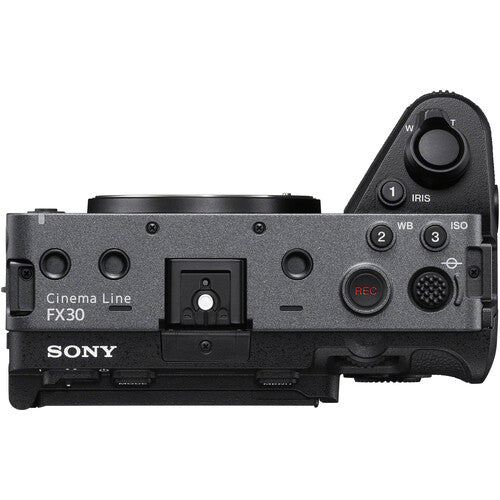 Sony FX30 Digital Cinema Camera Body Only + Sony E 10-20mm f4 PZ G Mirrorless Lens