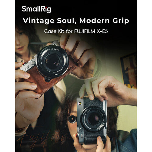 SmallRig 5450 Leather Case Kit for FUJIFILM X-E5 - Black