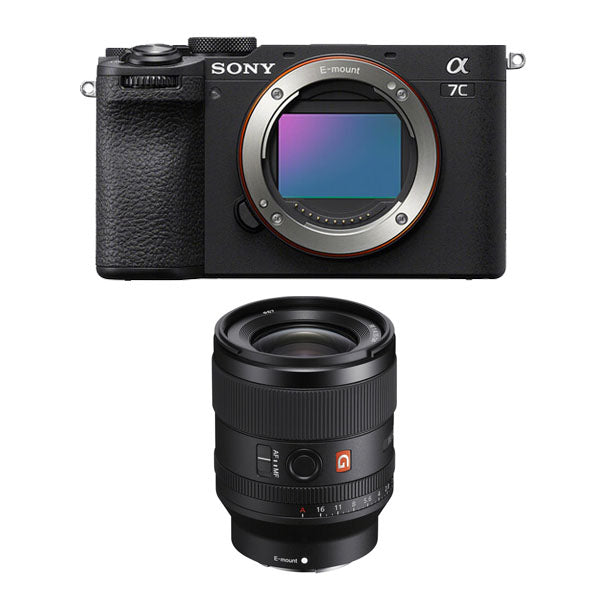 Sony a7C II Mirrorless Camera (Black) with Sony FE 35mm f1.4 GM Lens