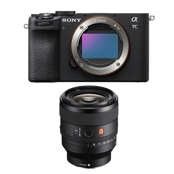 Sony a7C II Mirrorless Camera (Black) with Sony FE 50mm f1.4 GM Lens (Sony E)