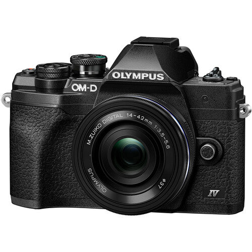 OM SYSTEM OM-D E-M10 Mark iv Mirrorless Camera with 14-42mm EZ Lens kit (Black)