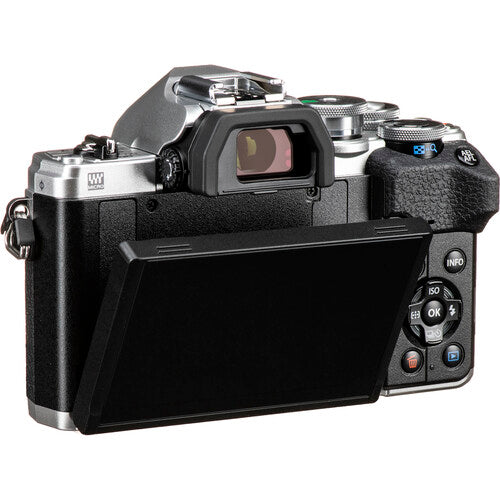 OM SYSTEM OM-D E-M10 Mark iv Mirrorless Camera with 14-42mm EZ Lens kit (Silver)