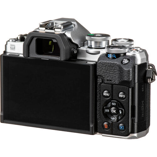OM SYSTEM OM-D E-M10 Mark iv Mirrorless Camera with 14-42mm EZ Lens kit (Silver)
