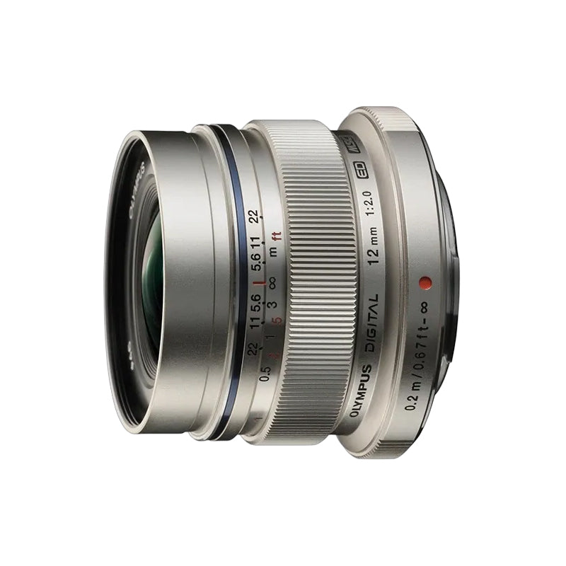 OM SYSTEM M.ZUIKO DIGITAL ED 12mm F2.0 Lens (Silver)