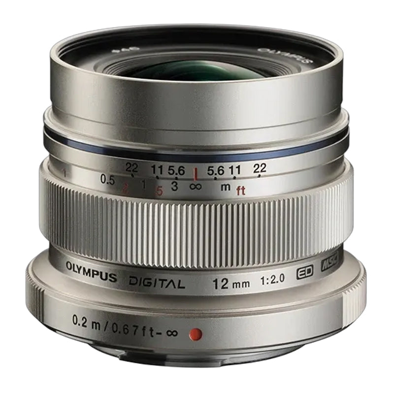 OM SYSTEM M.ZUIKO DIGITAL ED 12mm F2.0 Lens (Silver)