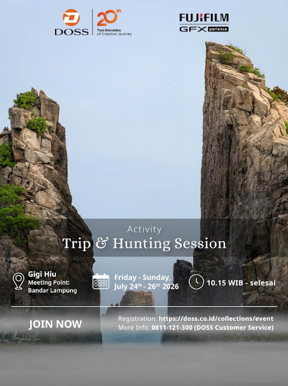 DOSS Trip GFXPerience: Explore Gigi Hiu 2026