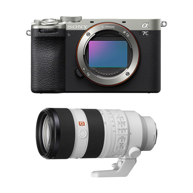 Sony a7C II Mirrorless Camera (Silver) with Sony FE 70-200mm f2.8 GM OSS II Lens