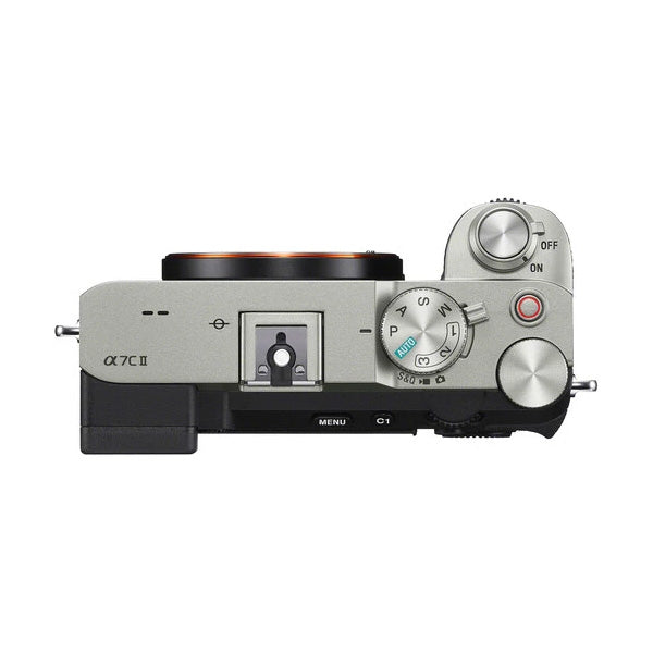 Sony a7C II Mirrorless Camera (Silver) with Sony FE 35mm f1.4 GM Lens